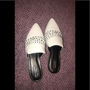 New treasure bond- something navy mules size 8